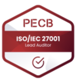 ISO/IEC 27001 LA certification badge